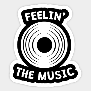 Feeling the music Sticker